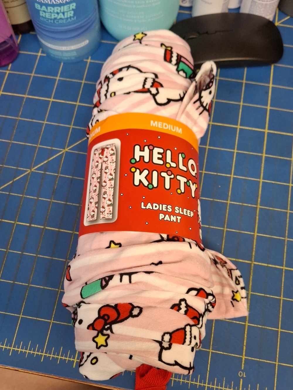 Hello Kitty Pink White Ladies Sleep Pants